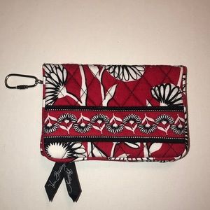 Vera Bradley wallet: red/black/white—never used